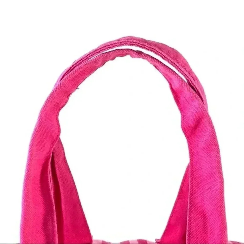Victoria’s Secret Icon Pink Stripe Weekender Large Duffle Bag - Picture 5 of 12